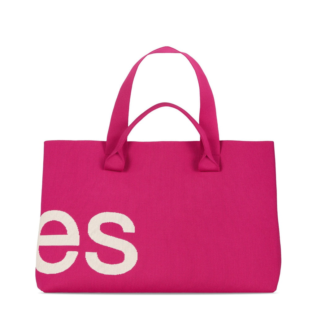 Curves Knit Tote (Raspberry) - view 2