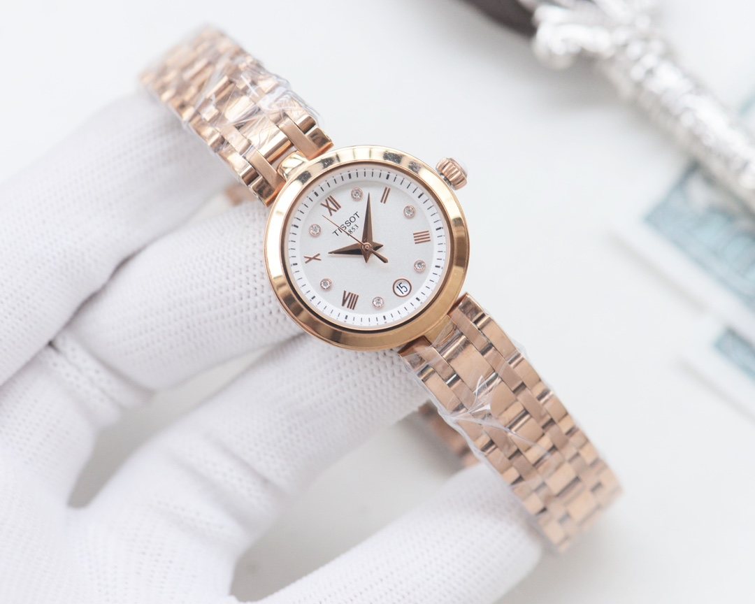 Tissot Rose Gold Watch — hero