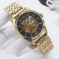 PATEK PHILIPPE Gold Black Bracelet Watch — hero