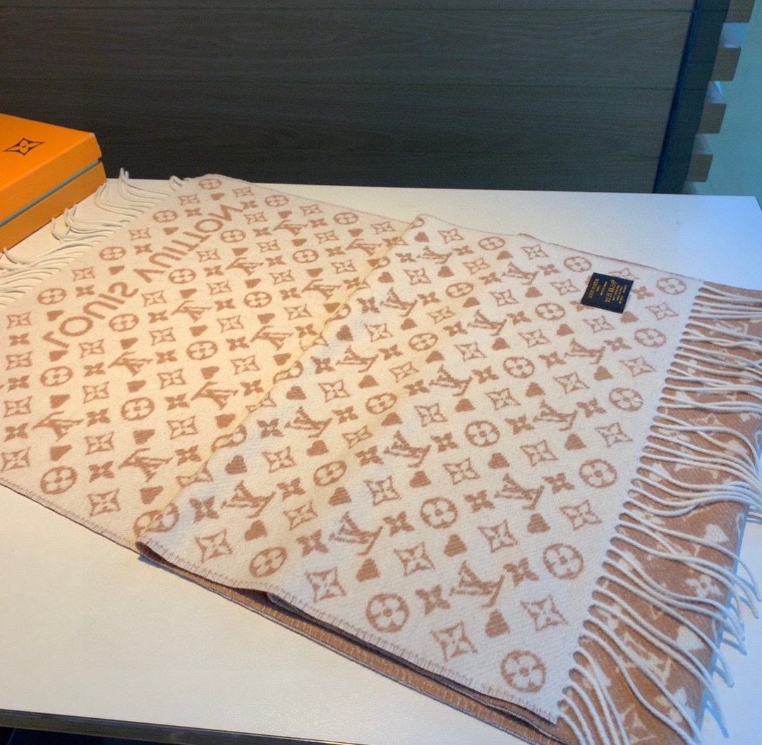 Louis Vuitton Reversible Monogram-Inspired Scarf — back