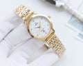 Longines Gold White Dial Bracelet Watch — hero