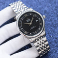 Omega Silver Black Dial Bracelet Watch — hero