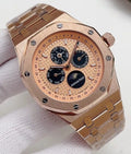Audemars Piguet Rose Gold Chronograph Watch — hero