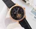 Patek Philippe Black Dial Strap Watch — hero