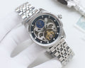 Cartier Silver Black Bracelet Watch — hero