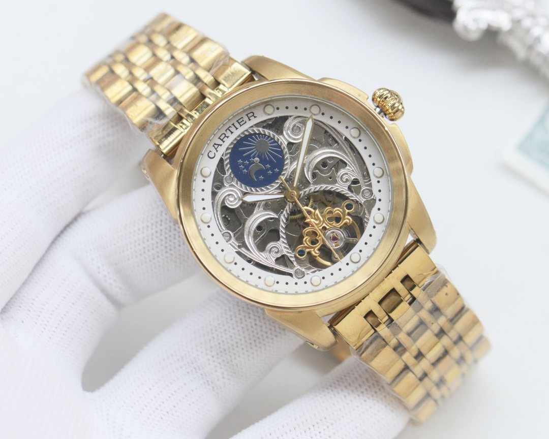 Cartier Silver Bracelet Watch — hero