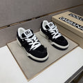 Dolce & Gabbana Black and White Low-Top Sneakers — hero