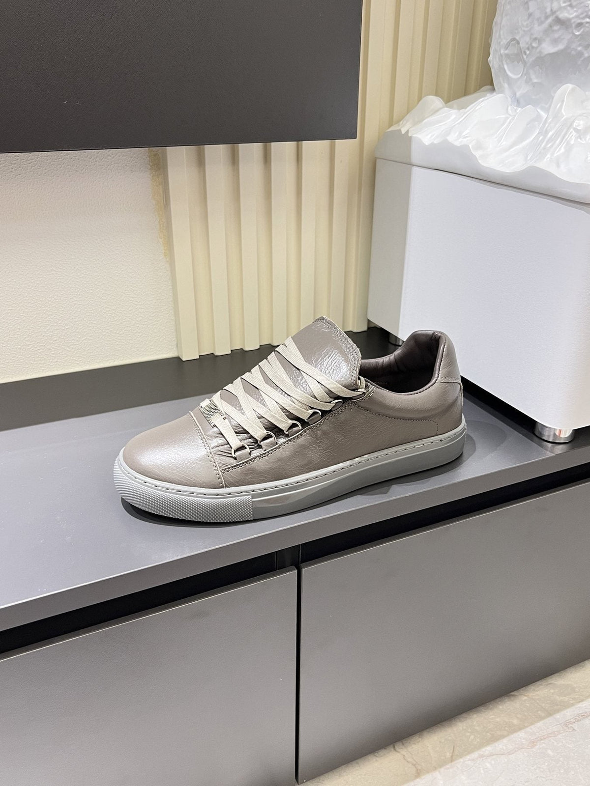 Balenciaga Taupe Gray Low-Top Sneakers — model