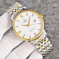 Omega Two Tone White Dial Bracelet Watch — hero