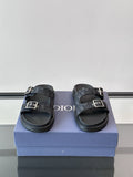 Dior Buckle Strap Slide Sandals — hero