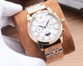 Patek Philippe Rose Gold Silver White Dial Bracelet Watch — hero