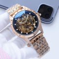 Hublot Rose Gold Black Bracelet Watch — hero