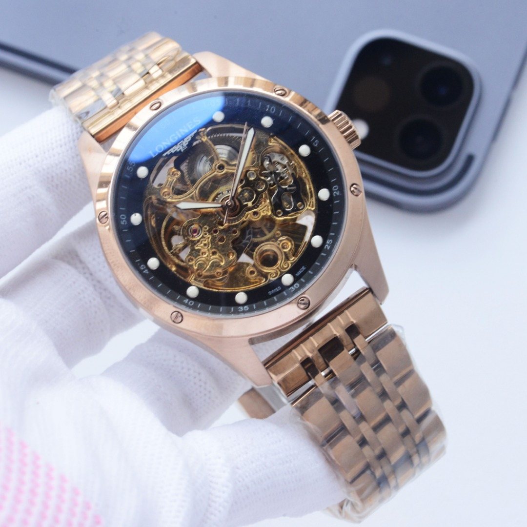 Hublot Rose Gold Black Bracelet Watch — hero