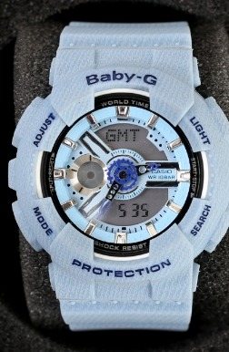 baby-g Blue Silver Dial Watch — hero