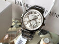 EMPORIO ARMANI White Dial Steel Bracelet Watch — hero