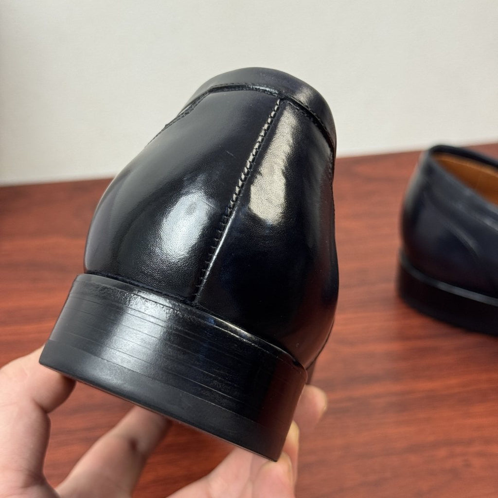 Berluti Burnished Penny Loafers — side