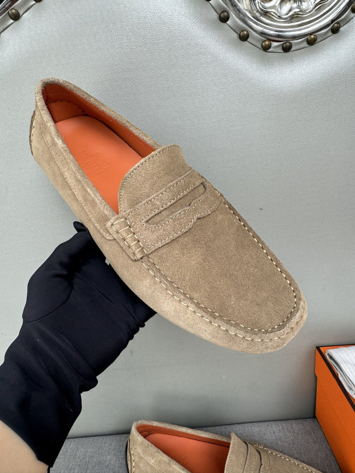 Hermès Men's Driving Loafers — model