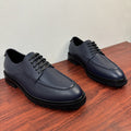 Dolce & Gabbana Grained Leather Derby Shoes — hero