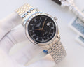 Longines Silver Black Dial Bracelet Watch — hero