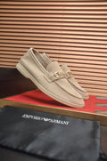 Armani Horsebit Slip-On Loafers — front