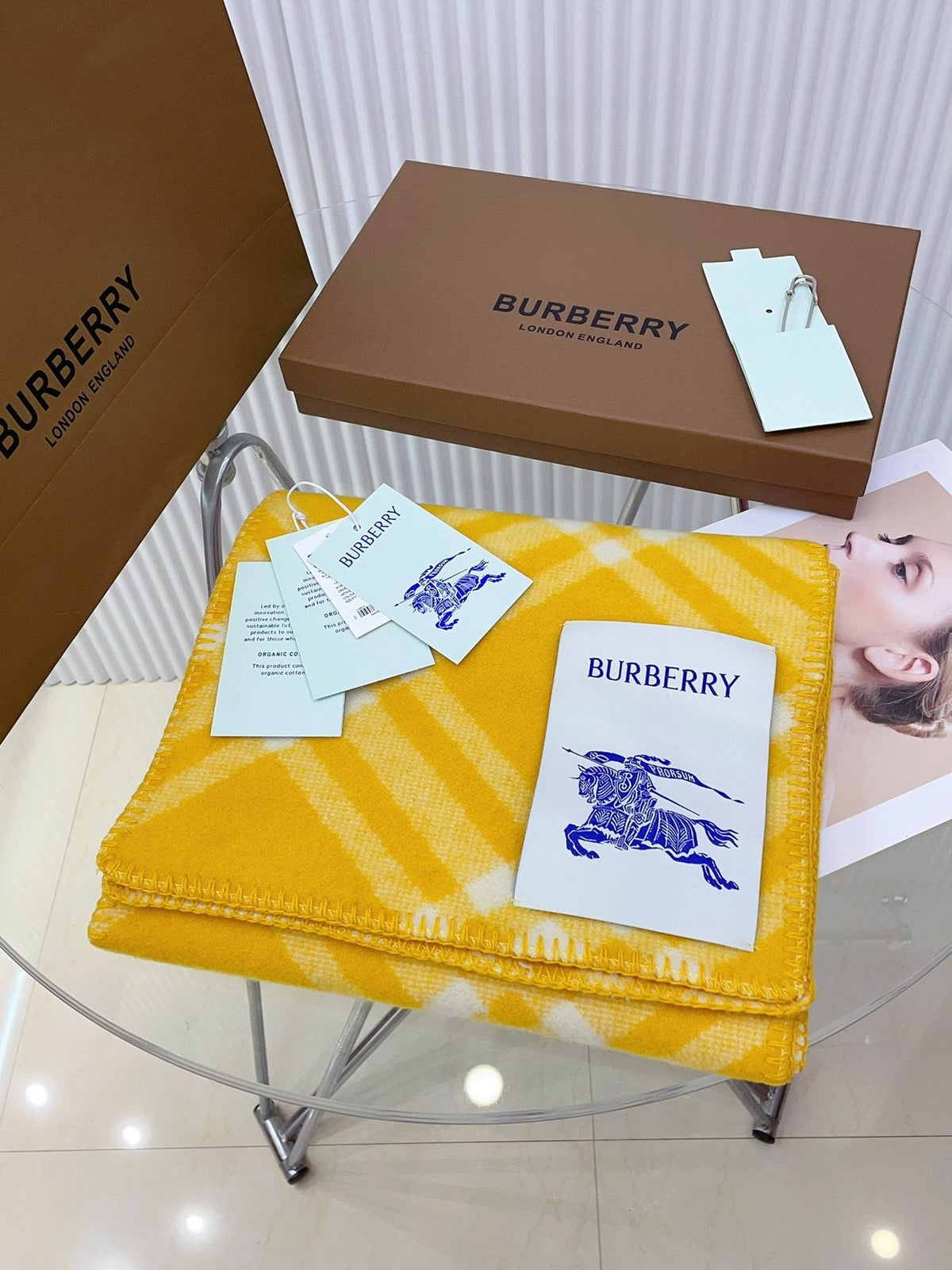 Burberry Plaid Scarf — front