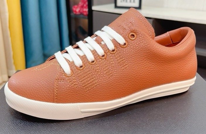 Prada Textured Low-Top Sneakers — front