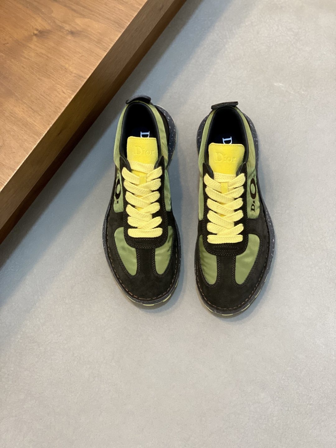 Dior Paneled Low-Top Sneakers — front