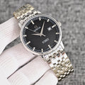 Silver Black Dial Bracelet Watch — hero