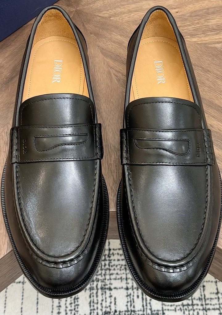 Dior Leather Penny Loafers — hero