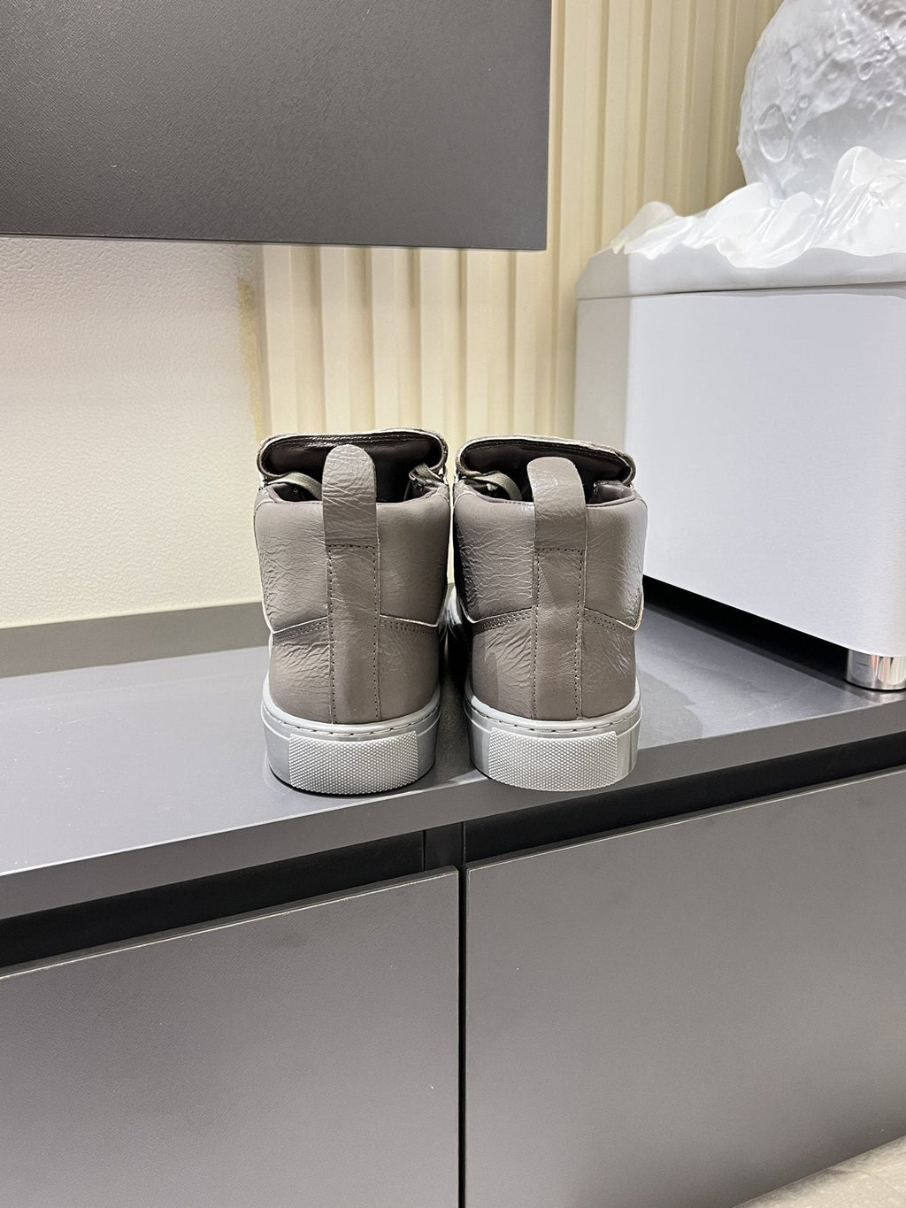 Balenciaga Lace-Up High-Top Sneakers — back