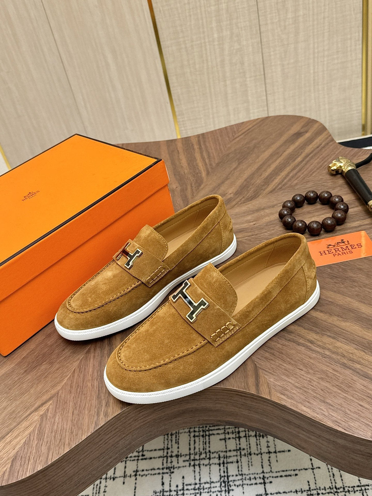Hermès H-Hardware Slip-On Sneakers — hero
