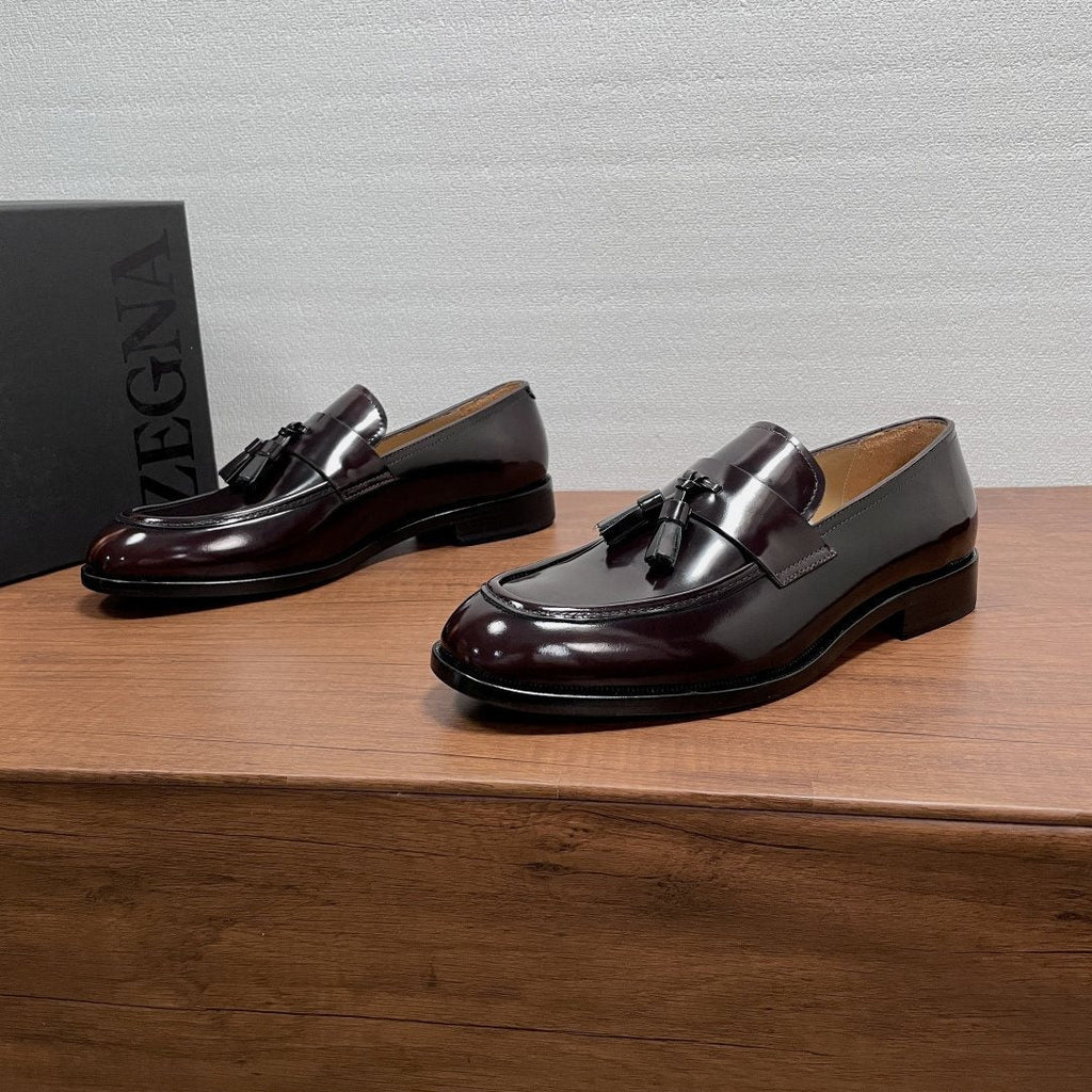 Zegna Tassel Strap Loafers — hero