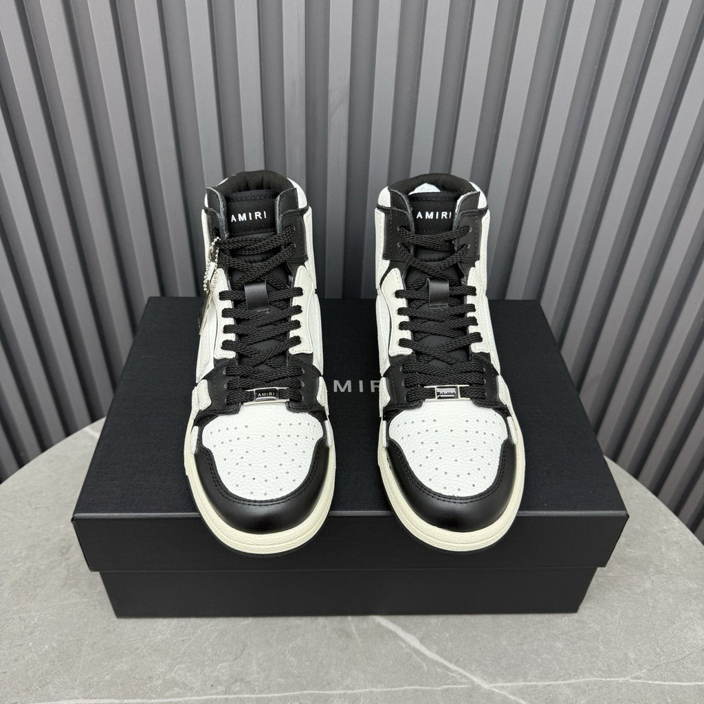 AMIRI Two-Tone High-Top Sneakers — front