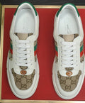 Gucci Red-Green Stripe Low-Top Sneakers — hero