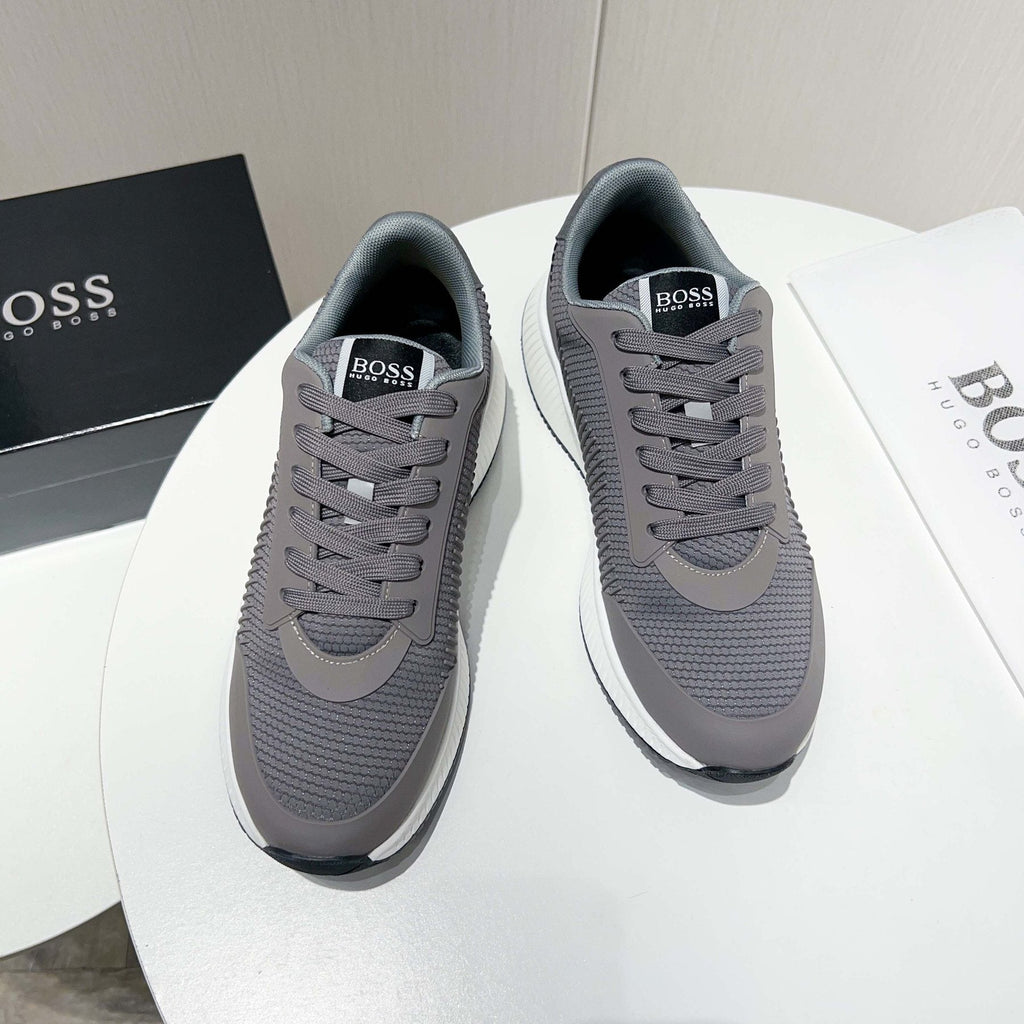 BOSS Knit Low-Top Sneakers — front