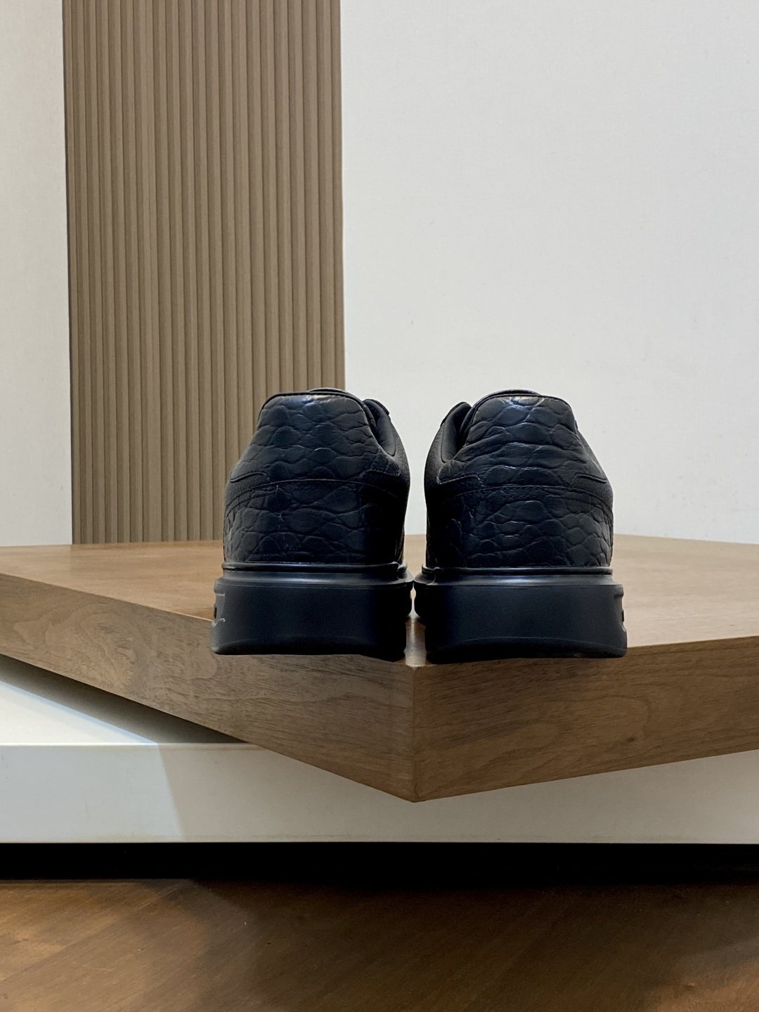Louis Vuitton Textured Low-Top Sneakers — back