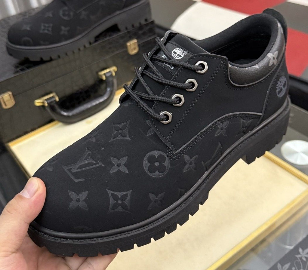 Timberland Patterned Lug Sole Lace-Up Boots — front