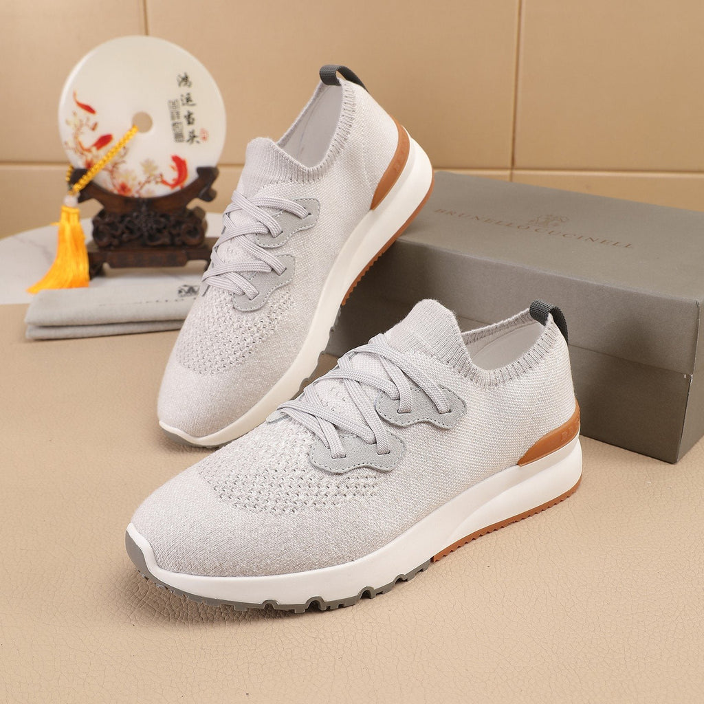 Brunello Cucinelli Knit Sneakers — front