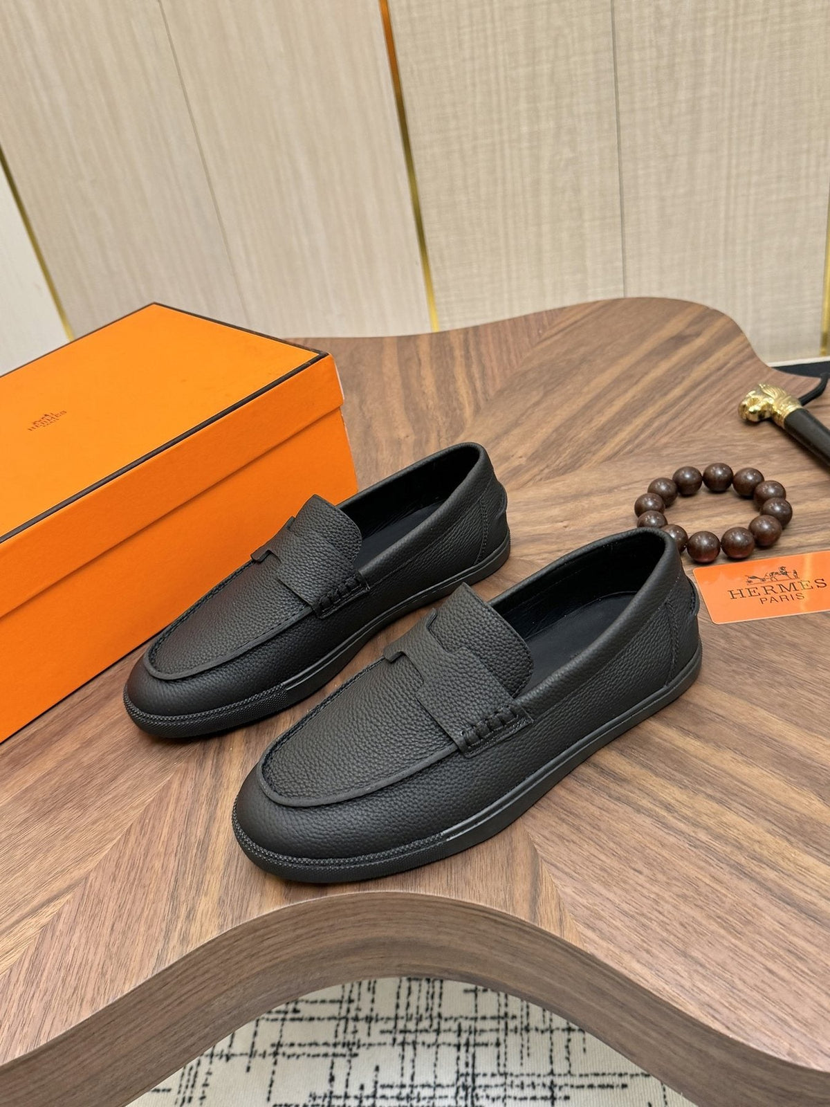 Hermès H-Detail Slip-On Sneakers — front