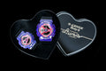 Casio Pink Black Dial Couple Watch Set — hero