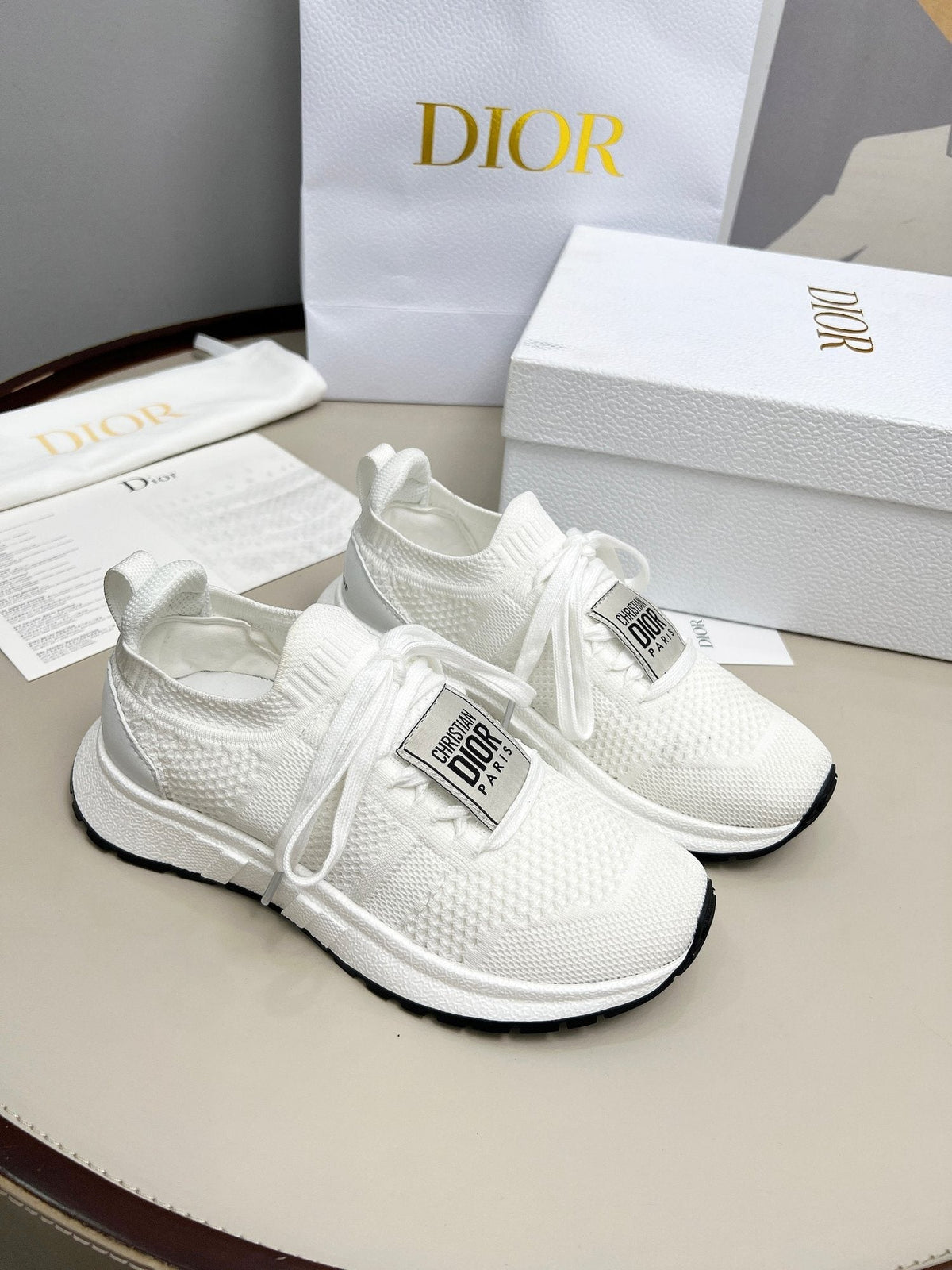 Dior Knit Lace-Up Sneakers — hero