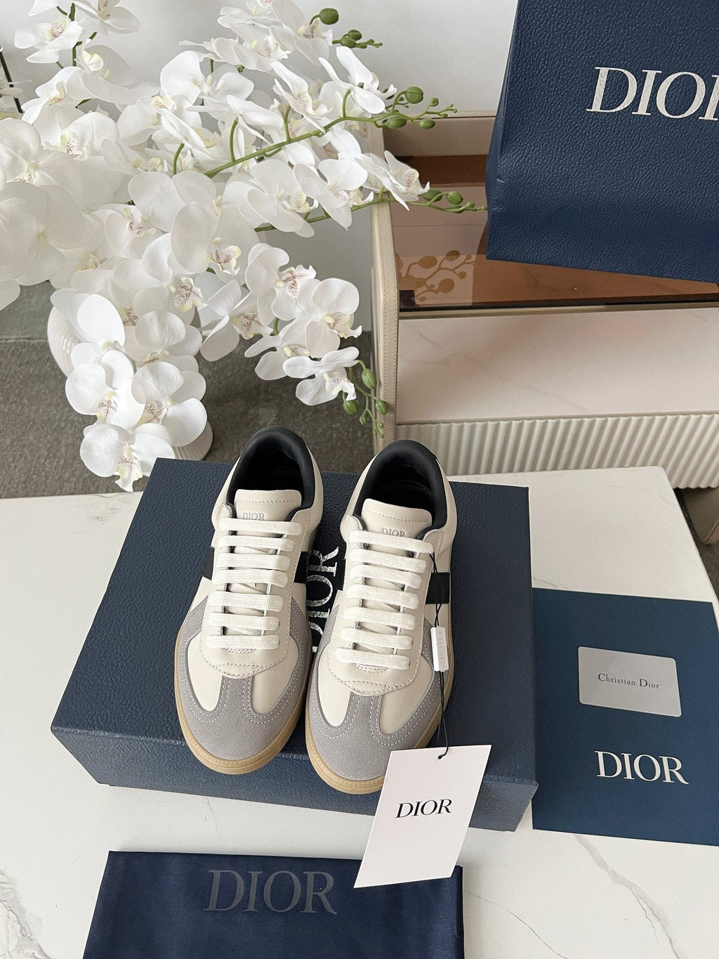 Dior B01 Low-Top Sneakers — front