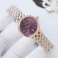 OMEGA Rose Gold Silver Bracelet Watch — hero
