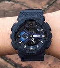 G-SHOCK Black Blue Dial Watch — hero