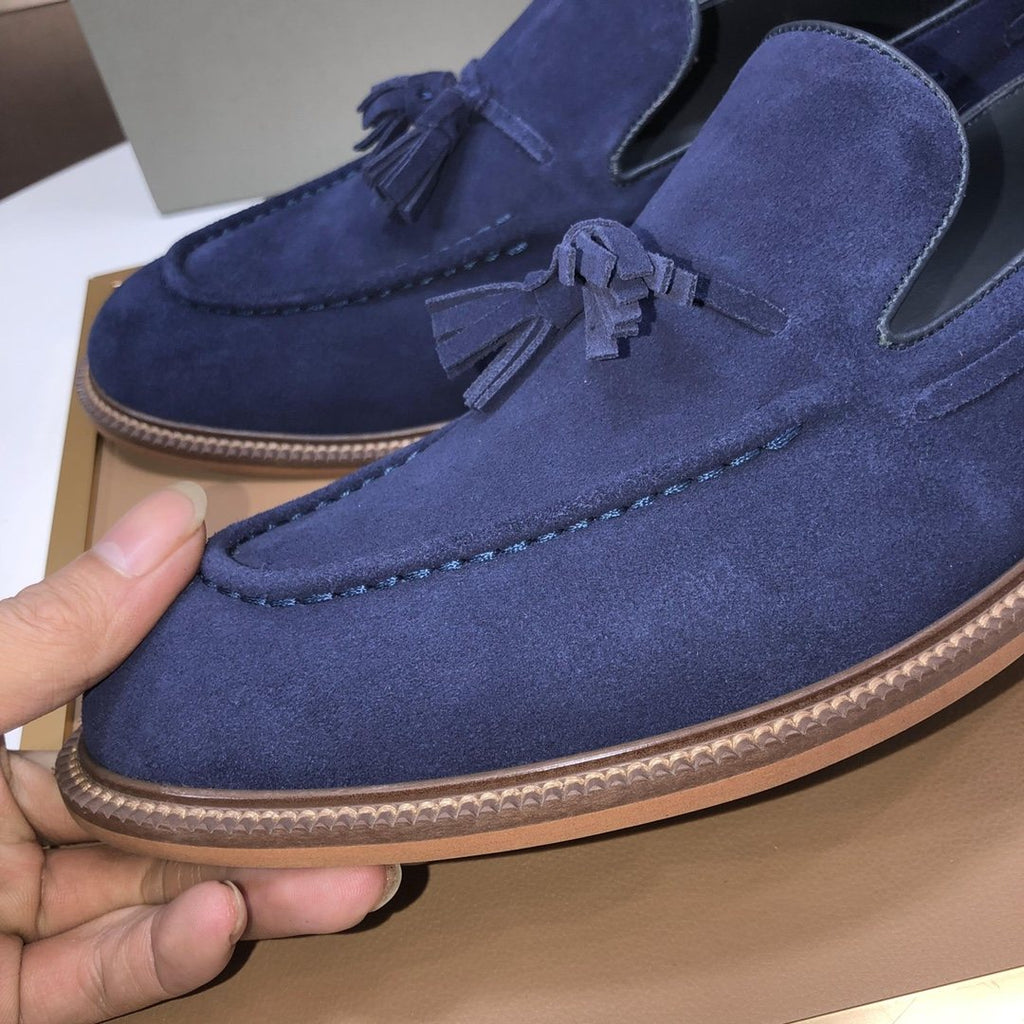 Brunello Cucinelli Men's Tassel Loafers — detail