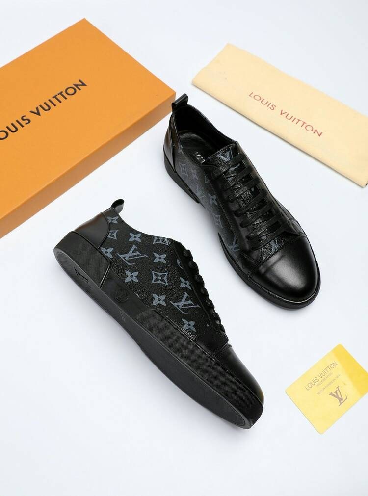 Louis Vuitton Monogram Panel Sneakers — side