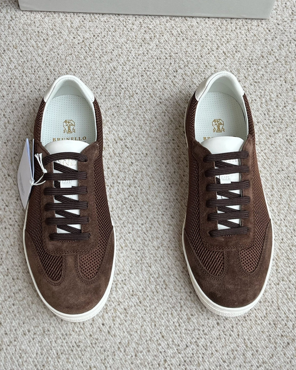 Brunello Cucinelli Low-Top Lace-Up Sneakers — hero