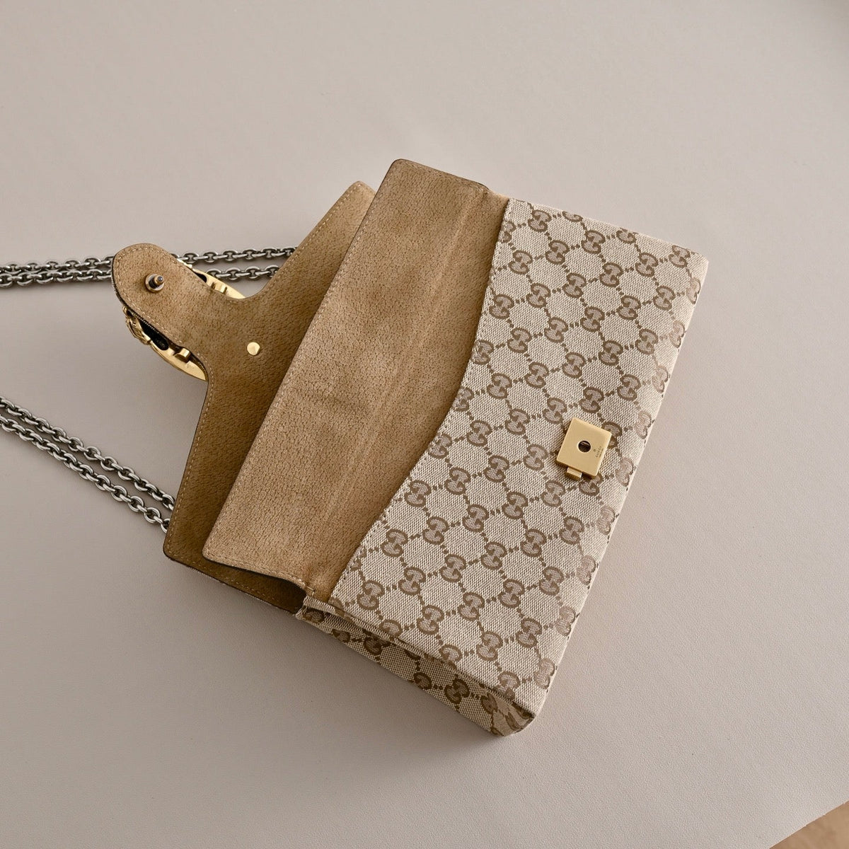 Gucci Dionysus Canvas Shoulder Bag
