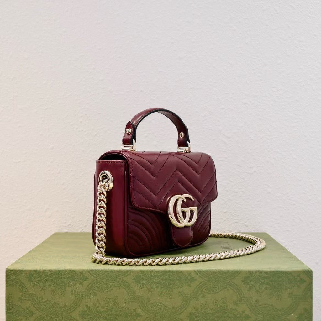 Gucci GG Marmont Mini Top Handle Bag – 811238